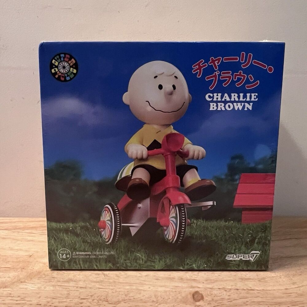 Super7 Peanuts Charlie Brown Super Cycles Figure 2024 New Sealed